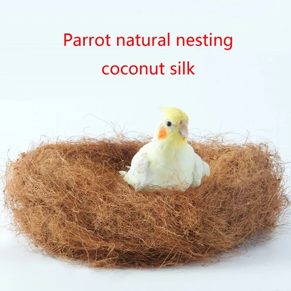 Hindistan Cevizi Kılı Yuva İpi  Naturel (Nesting Fiber) 250 gr. - 4