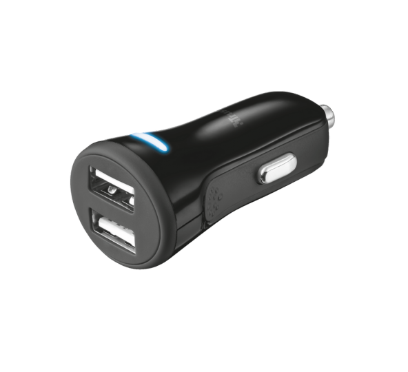 Trust 20W 2xUsbA Çift Çıkışlı Fast Dual Araç Şarj Aleti Başlığı - 3