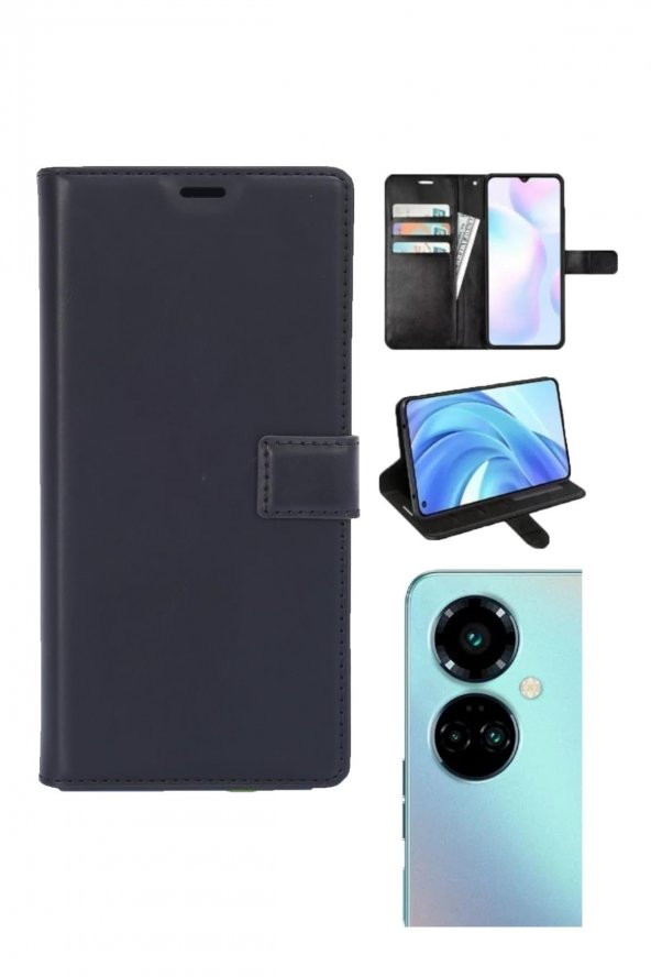 Tecno Camon 19 Pro Kamera Korumalı Cüzdanlı ve Kapaklı Kılıf - Resim 5