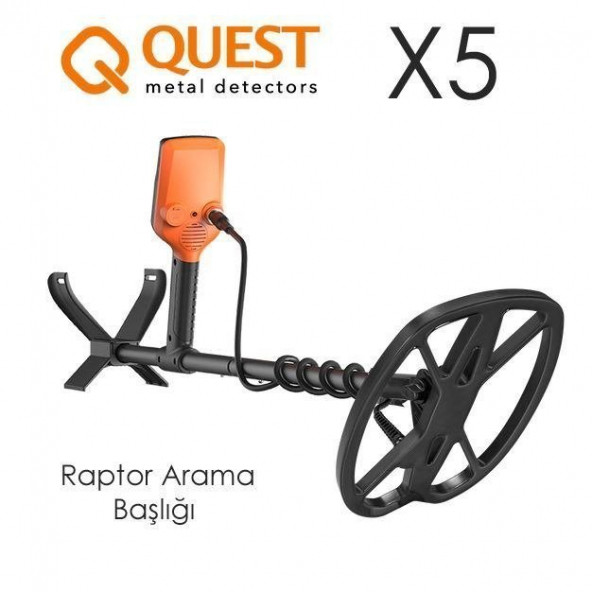 Quest X5 Dedektör - 28cm Başlıklı