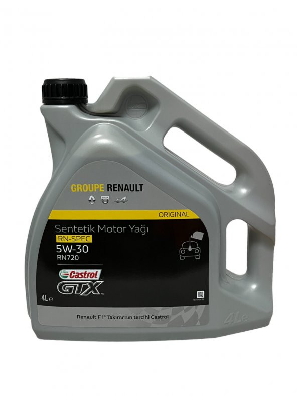 Castrol GTX 5W-30 Tam Sentetik Motor Yağı 4 Litre