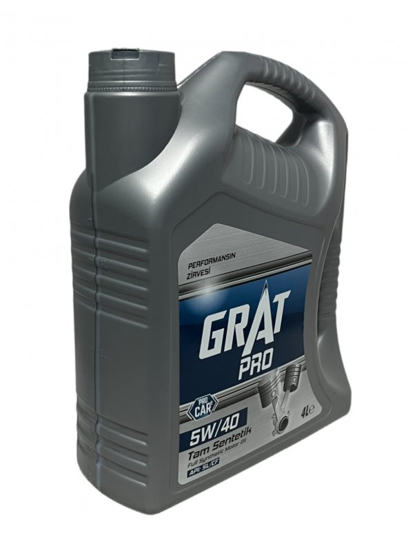 Grat Pro 5W-40 Tam Sentetik Motor Yağı 4 Litre - Resim 2