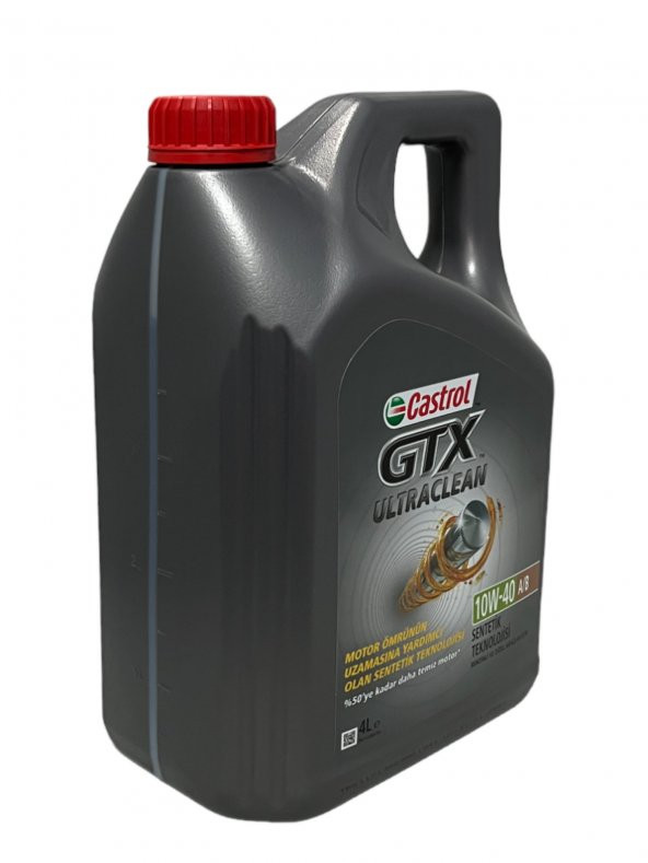 Castrol GTX Ultraclean 10W-40 A/B Motor Yağı 4 Litre - 2