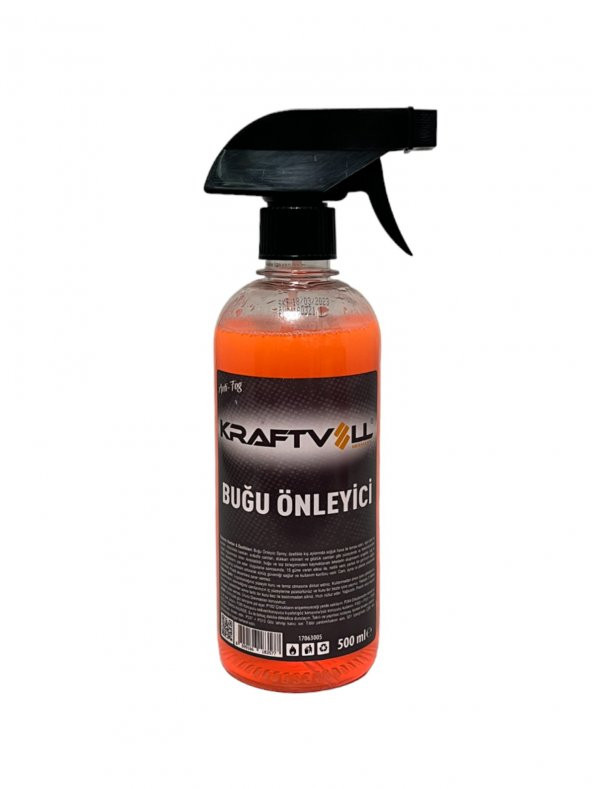 Kraftvoll Buğu Giderici Sprey 500 Ml. 1 Adet