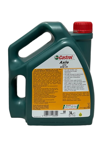 Castrol Axle EPX 80W-90 Diferansiyel Yağı 3 Litre - 3