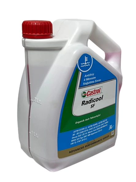 Castrol Radicool SF 4 Mevsimlik Kırmızı Antifriz 3 Litre - 2