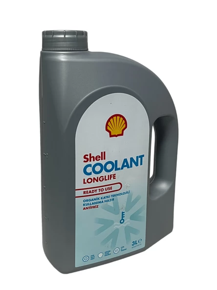 Shell Coolant Longlife 4 Mevsimlik Kırmızı Antifriz 3 Litre