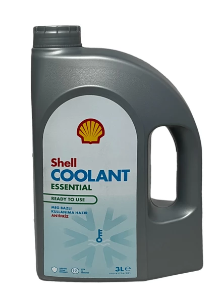 Shell Coolant Essential 4 Mevsimlik Mavi Antifriz 3 Litre