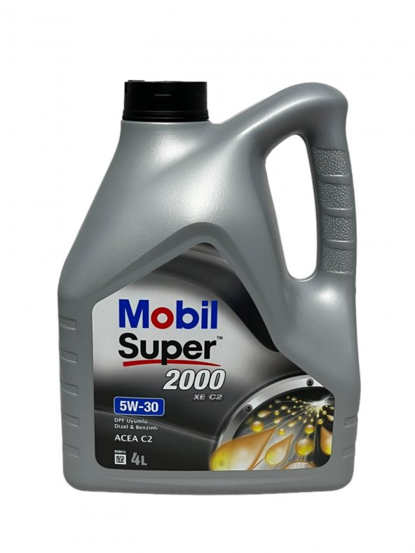 Mobil Süper 2000 XE C2 5W-30 Motor Yağı 4 Litre