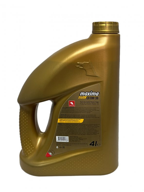 Petrol Ofisi Maxima Cx 0W-30 Tam Sentetik Motor Yağı 4 Litre - 3
