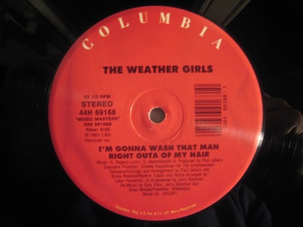 Plak - The Weather Girls – Its Raining Men / Im Gonna Wash That Man Right Outa My Hair  alithestereo