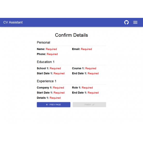 CV Assistant - 4