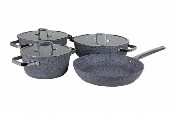 Porland Bianco Gri Tencere Takımı  04STY005836 - 3