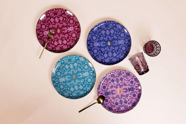 Porland Glamorous 4Iü Servis Takımı 24 cm 04A+P021709