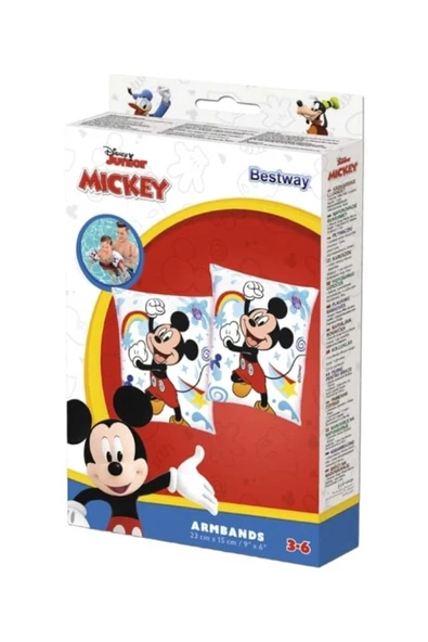 Bestway 91002 Disney Mickey Kolluk 23x15cm 3-6 yaş Armbands - 3
