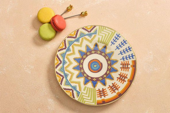 Porland Ruanda Düz Tabak 21 cm 04ALM007364
