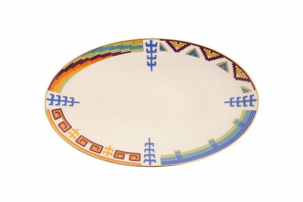 Porland Ruanda Kayık Tabak 33 cm 04ALM007376 - Resim 2