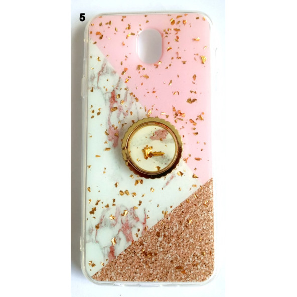 Samsung Galaxy J7 Pro (J730) Simli Yüzüklü Lüks Kılıf - 5