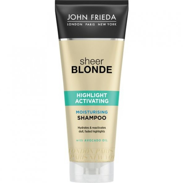 John Frieda Sarı Saçlara Özel Cansız Ve Rengi Solmuş Işıltılar İçin Renk Canlandırıcı Şampuan 250 ml