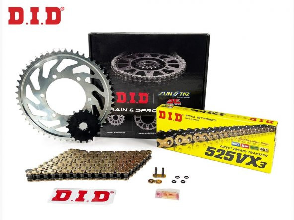 Did-Jt 2022-2023 Honda NT 1100 DCT Uyumlu Zincir Dişli Set Gold (Sarı) Renk ürün görseli 1