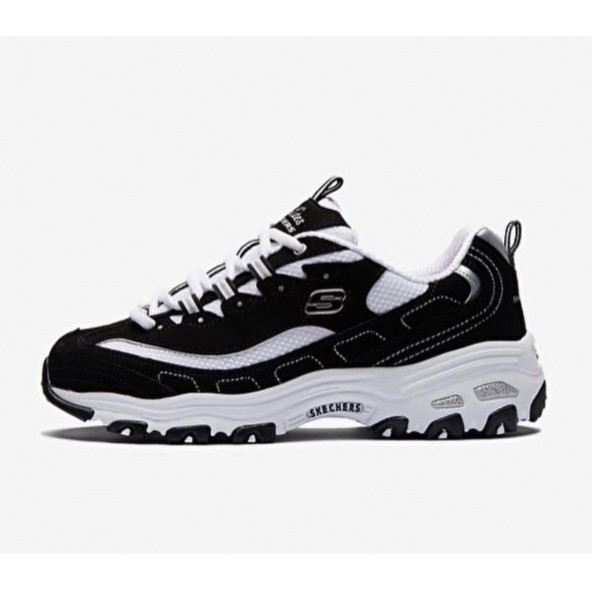 Skechers D Lites Black White