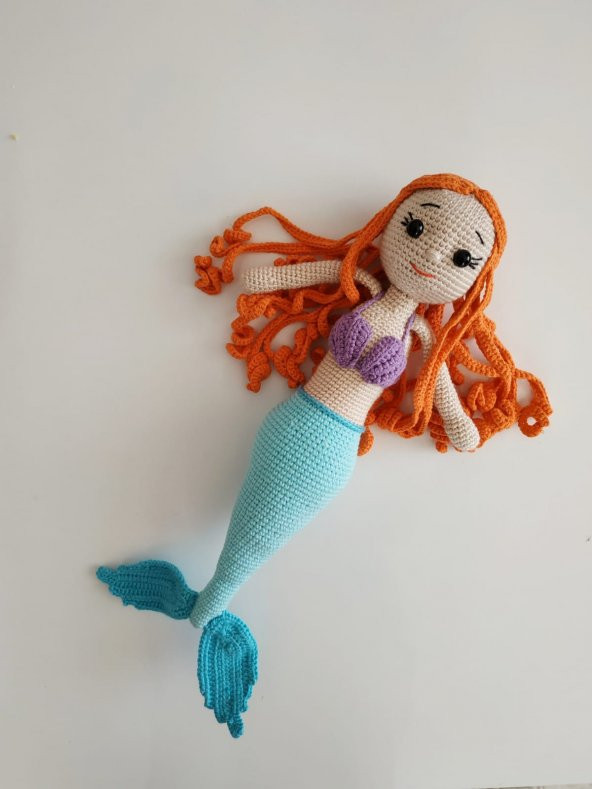 Denizkızı Bella Amigurumi Organik Oyuncak - 1