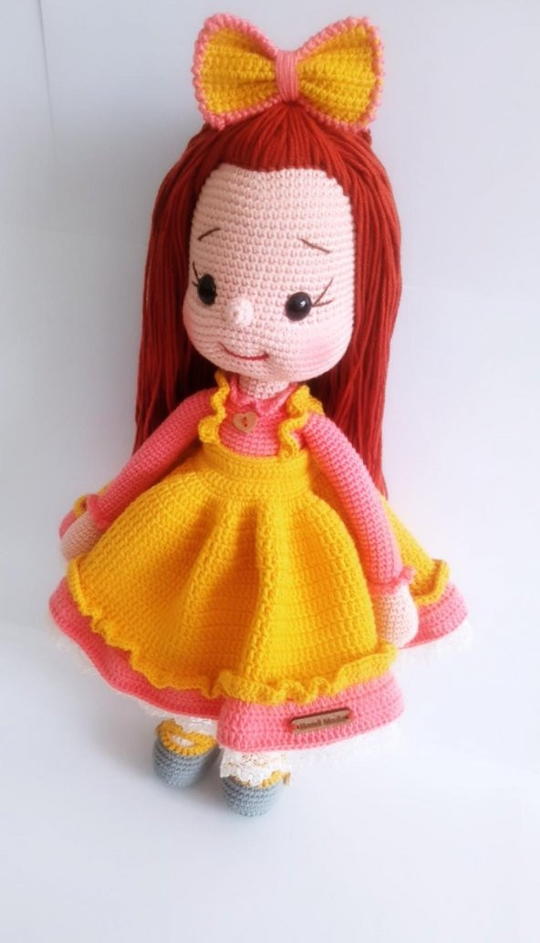 Cimcime Bebek Amigurumi Organik Oyuncak - 3
