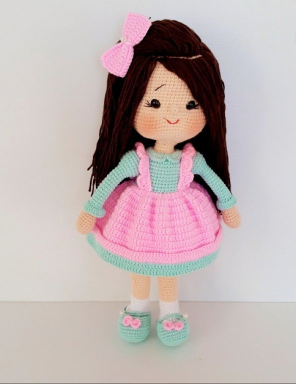 Renk Bebek Amigurumi Organik Oyuncak