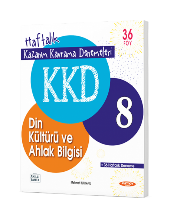 8. Sınıf Din Kültürü Ve Ahlak Bilgisi Haftalık Kazanım Kavrama Denemeleri (36. Sınıf Fasikül) - Kurmay Yayınları - 1