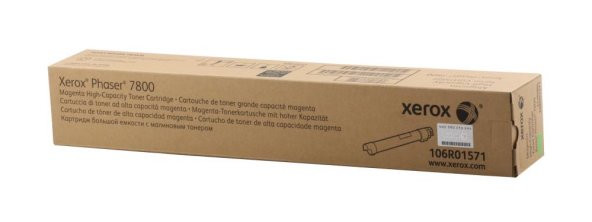 Xerox 106R01571 Phaser 7800 Yüksek Kapasite Magenta Kırmızı Toner 17.200 Sayfa ürün görseli 1