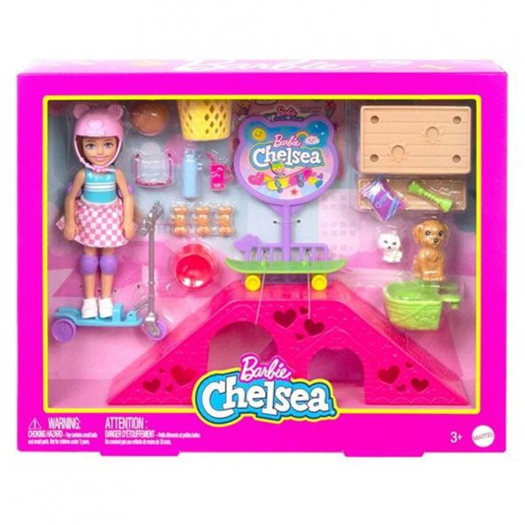 Barbie Chelsea Kaykay Parkı HJY35 - 3