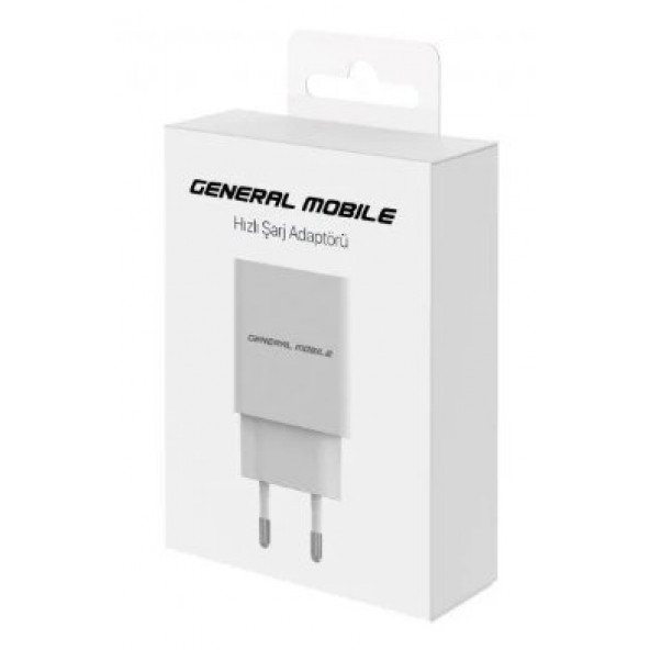 General Mobile M100787 Hızlı Şarj Adaptörü (Başlık) 3A 18W - 2