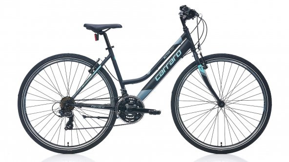 Carraro Active 282 28"Jant 46'Kadro 21 Vites V.B Şehir Bisikleti Siyah Gri Turkuaz - 2