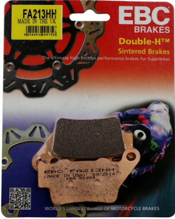Ebc Fa213Hh 1997-2002 Honda NX 650 Dominator Uyumu Arka Fren Balatası Sinterli Balata