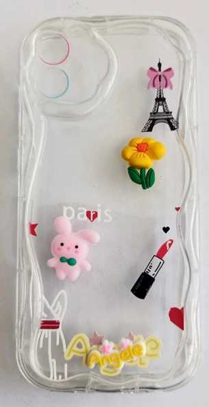 Samsung Galaxy A05 Uyumlu Emojili Kalın Yumuşak Şeffaf Kılıf ürün görseli 1