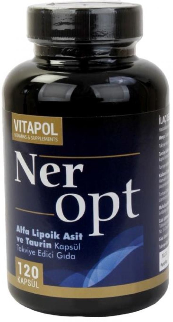 Vitapol Ner Opt Alpha Lipoic Acid Taurine 120 Kapsül Citicoline Glutamine Vitamin B5