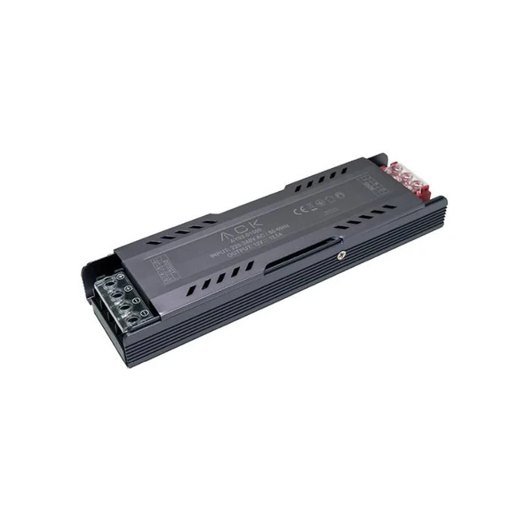 AY02-01500 Ack 12v 150w 12,5 Amper Led Trafosu Slim - Resim 2