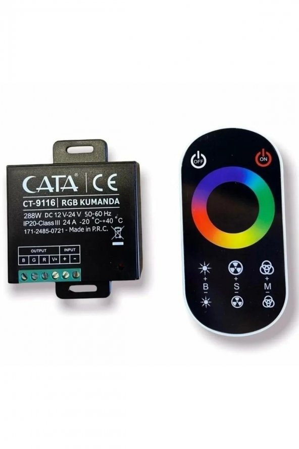 Cata RGB Led Kumandası 288W 24A 12V CT-9116