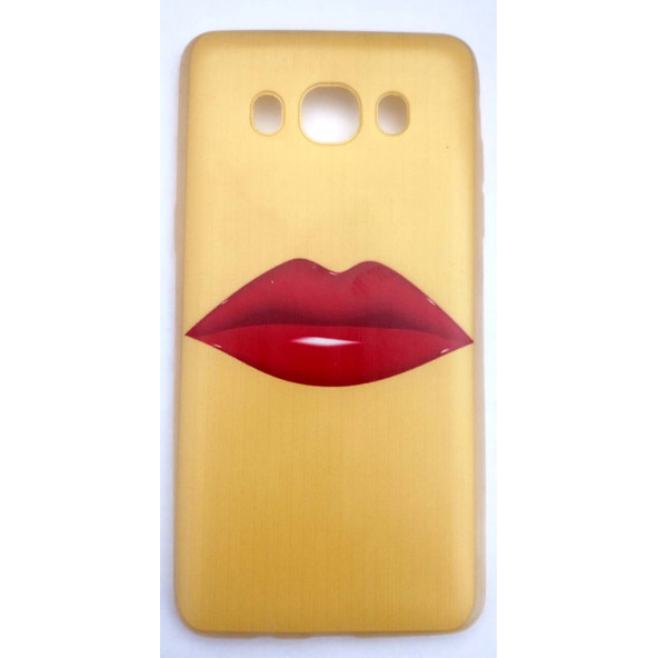 Samsung Galaxy j5 2016 (j510) Sarı Slikon Kılıf ürün görseli 1