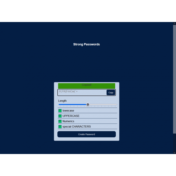 Strong Passwords - 4