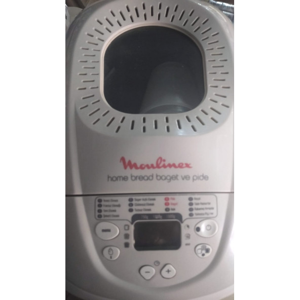 Moulinex 1650W   XXL Home Bread Baget Ve Pide 14 Programlı Ekmek Yapma Makinesi Beyaz İKİNCİ EL - 7