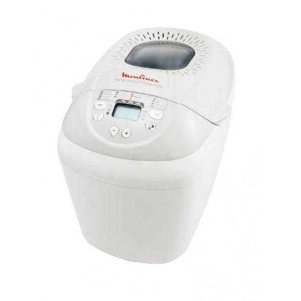Moulinex 1650W   XXL Home Bread Baget Ve Pide 14 Programlı Ekmek Yapma Makinesi Beyaz İKİNCİ EL - 8