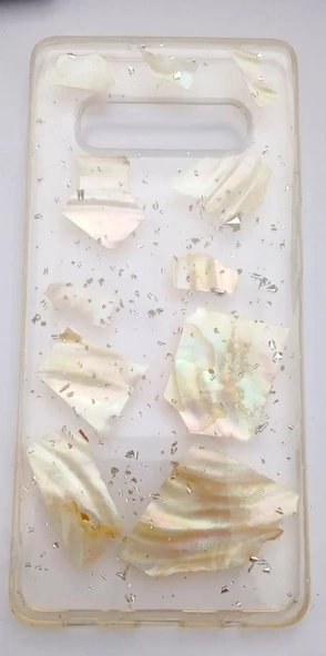 Samsung Galaxy S10 Plus Slikon Kılıf Kapak Simli