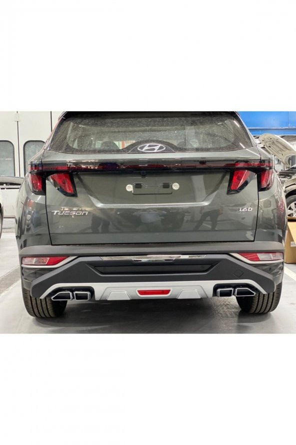 Hyundai Tucson 2021-2022 Ön Arka Tampon Koruma Difüzör - 4
