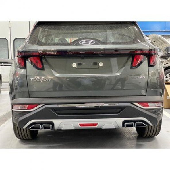 Hyundai Tucson 2021-2022 Ön Arka Tampon Koruma Difüzör - 5