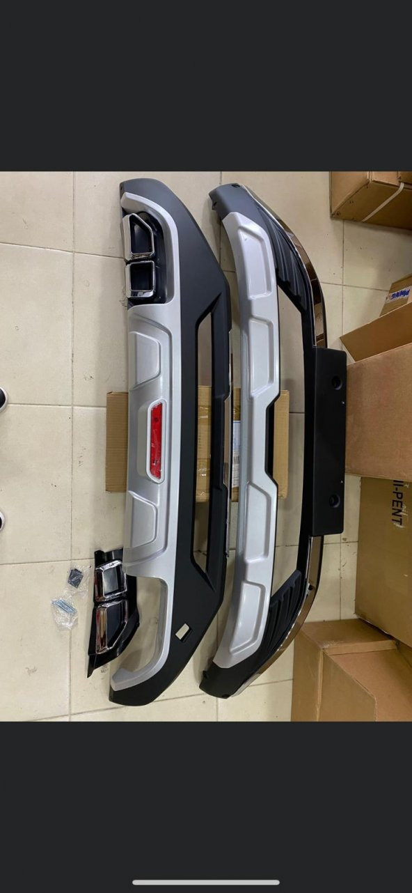 Hyundai Tucson 2021-2022 Ön Arka Tampon Koruma Difüzör - 6