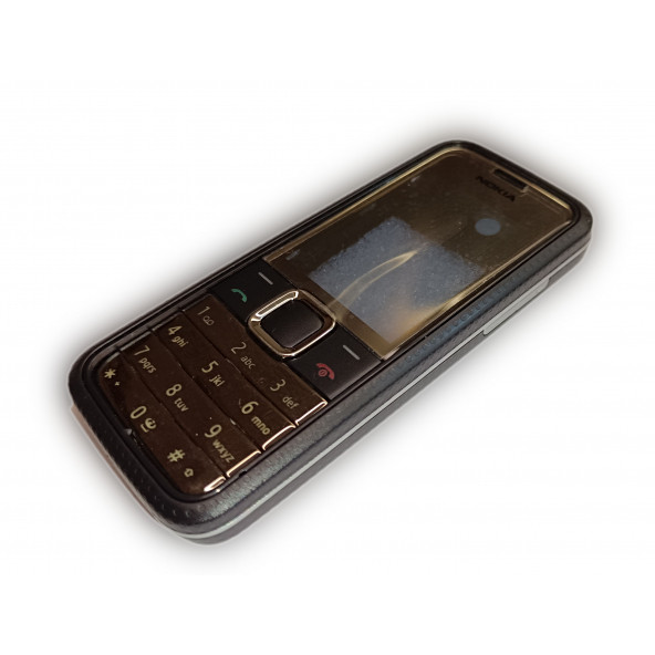 Nokia 7310s Kasa Kapak Tuş Takımı 7310 Supernove Uyumlu Siyah Renk Orta Kasa Ön Kapak Arka Kapak Tuş Takımı - 4