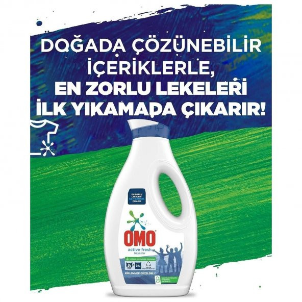 Omomatik Sıvı Solar 1690 Ml Active Fresh - 2