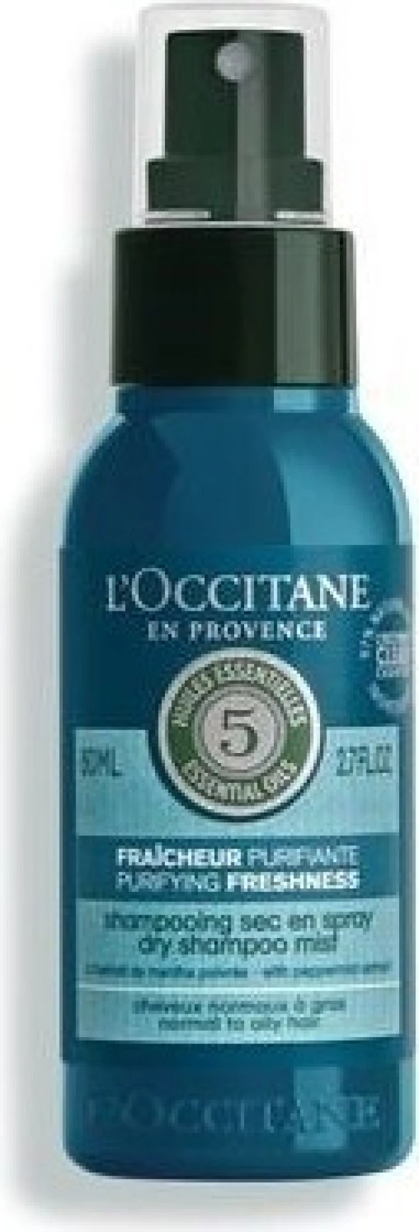 LOccitane Aromakoloji Canlandırıcı Ferahlatıcı Kuru Şampuan Spreyi 80 ml