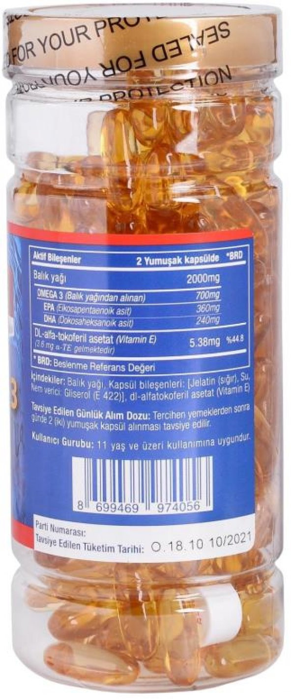 Vitapol Balık Yağı 200 Softgel Omega 3 1000 Mg - 2